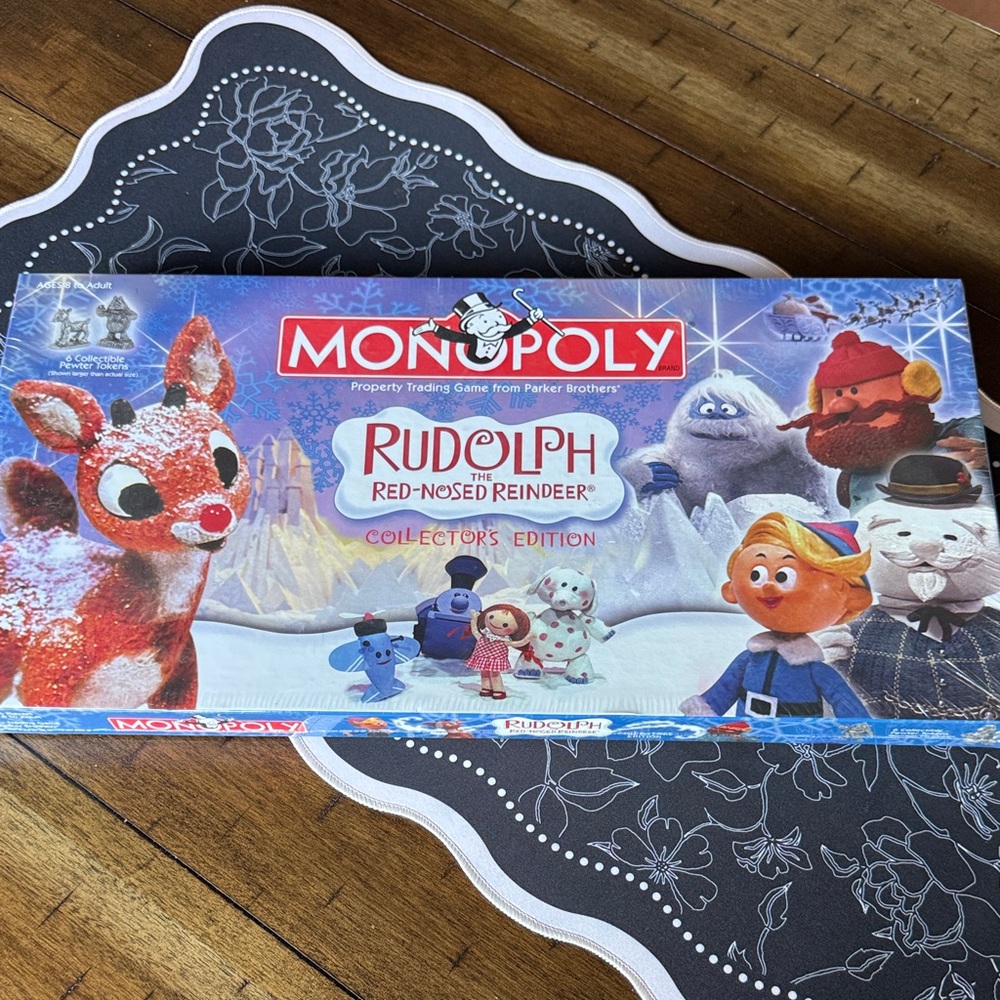 Rudolph the Red-Nosed Reindeer Monopoly Collector’s Edition 2005 New